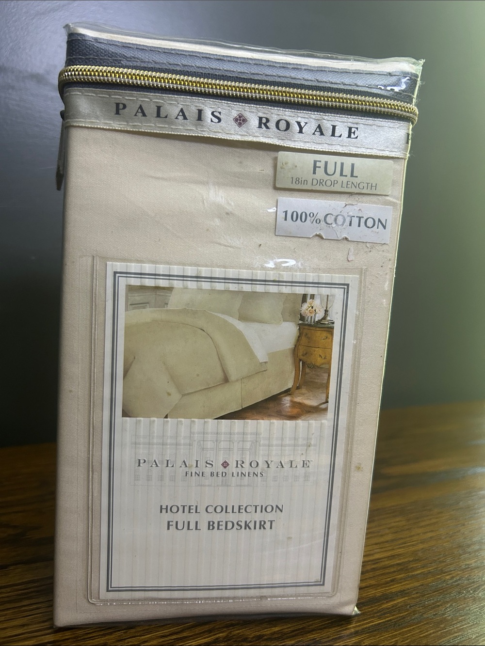 Hotel Collection Cream Full Bedskirt - 100% Cotton